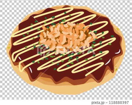 お好み焼きのイラスト 118888397