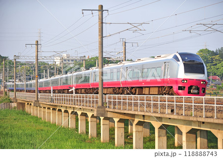 常磐線　高浜ー神立　JR東日本　E653系　K301+K308編成（勝田）　フレッシュひたち　ひたち 118888743