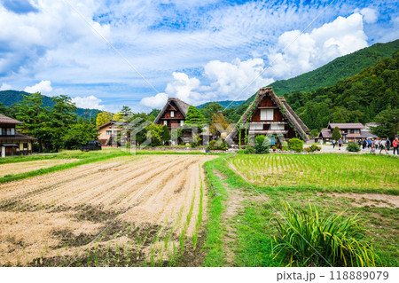 日本の原風景　秋の白川郷 118889079