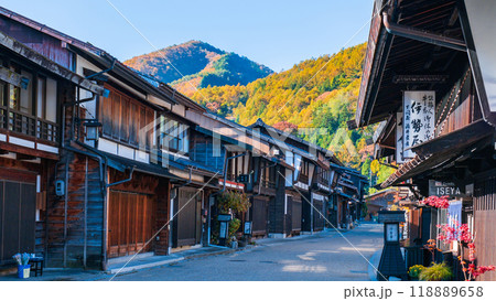 秋の奈良井宿 秋の奈良井宿 118889658