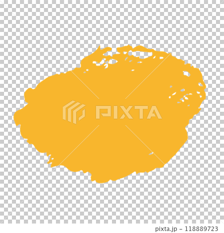 Yellow circle 6 drawn with a brush Yellow circle 6 drawn with a brush 118889723