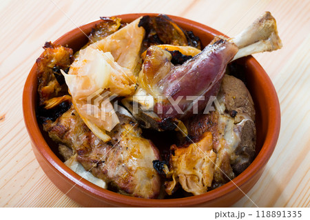 Stewed lamb with cabbage Stewed lamb with cabbage 118891335