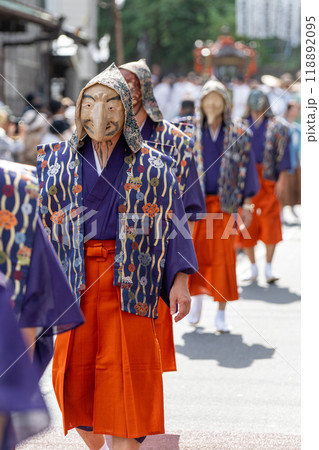 鎌倉 御霊神社 面掛行列の風景 鎌倉 御霊神社 面掛行列の風景 118892095