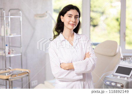 her professional demeanor and inviting smile her professional demeanor and inviting smile 118892149