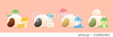 蛇 ヘビ 巳 118892862