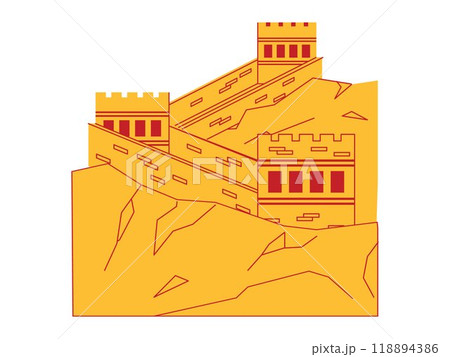 The Great Wall of China Wonder of the World heritage landmark Chinese culture ancient building tourism attraction place design The Great Wall of China Wonder of the World heritage landmark Chinese culture ancient building tourism attraction place design 118894386