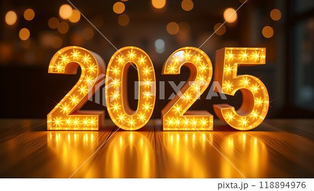 Golden New Year Countdown Clock happy new year 2025 Golden New Year Countdown Clock happy new year 2025 118894976