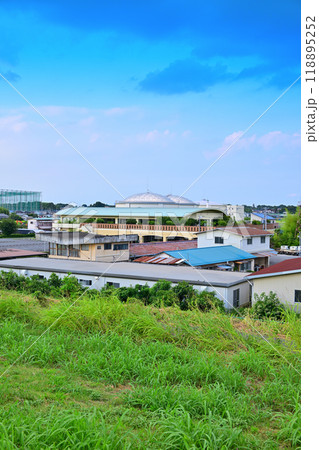 町並み　荒川土手からの眺め　　 118895252