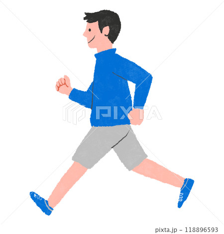 男性がジョギングしてる 118896593