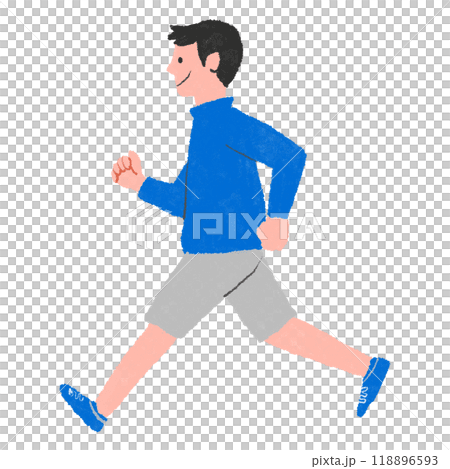 男性がジョギングしてる 118896593