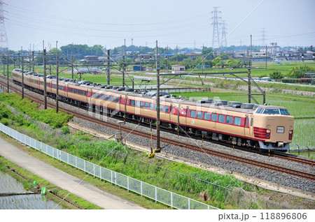 東北本線 東鷲宮ー栗橋 JR東日本 183系 H102編成(田町) 修学旅行 東北本線 東鷲宮ー栗橋 JR東日本 183系 H102編成(田町) 修学旅行 118896806