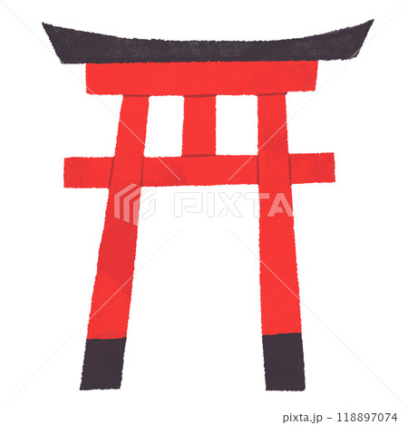 神社とかで入り口にある鳥居 118897074