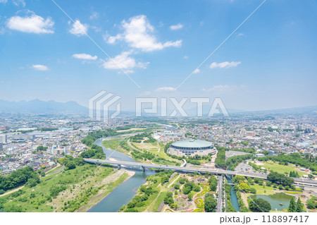 【群馬県】群馬県庁・展望ホール：北　眺め 118897417