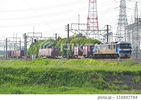 高崎線 本庄ー岡部 JR貨物 EF210-10(岡山) 高崎線 本庄ー岡部 JR貨物 EF210-10(岡山) 118897784