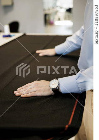 fashion tailor working in workshop fashion tailor working in workshop 118897863