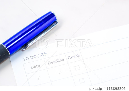 やるべきこと、日付、締切日を記入するTO DOリスト やるべきこと、日付、締切日を記入するTO DOリスト 118898203