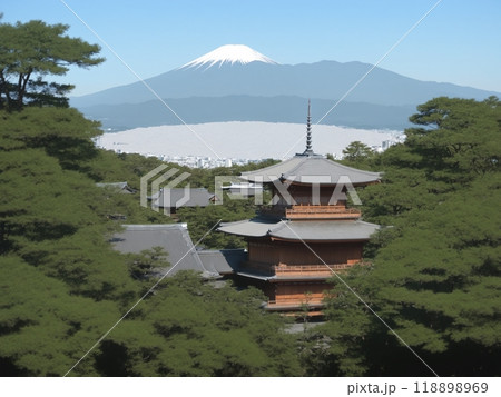 古都の遠景 118898969