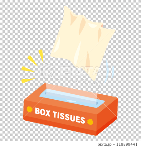 An empty box of tissues 118899441