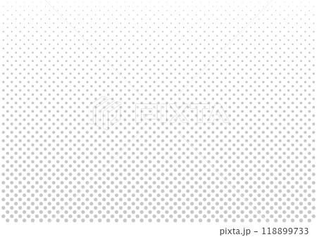 シンプルなドット模様のベクター背景　グレー 118899733