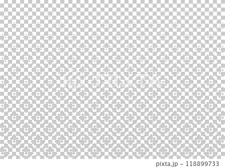 シンプルなドット模様のベクター背景　グレー 118899733