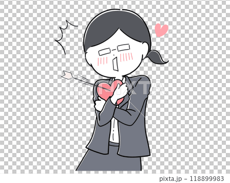 Gyaaah! I love it! Office love with a female office worker wearing glasses Gyaaah! I love it! Office love with a female office worker wearing glasses 118899983