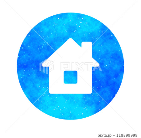 青い星空|家アイコン 青い星空|家アイコン 118899999