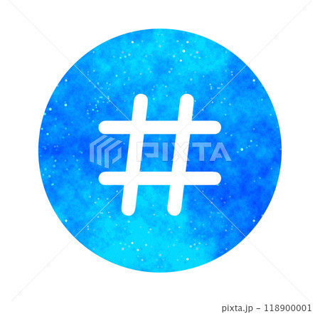 青い星空｜ハッシュタグ 118900001
