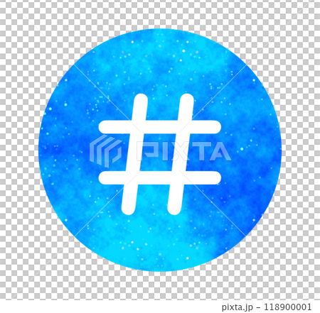 青い星空｜ハッシュタグ 118900001