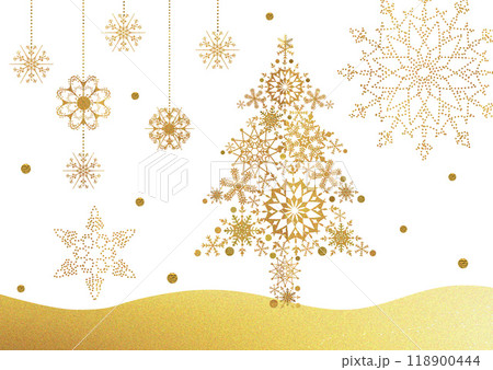 クリスマスツリー背景 クリスマスツリー背景 118900444