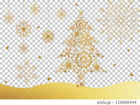 クリスマスツリー背景 クリスマスツリー背景 118900444