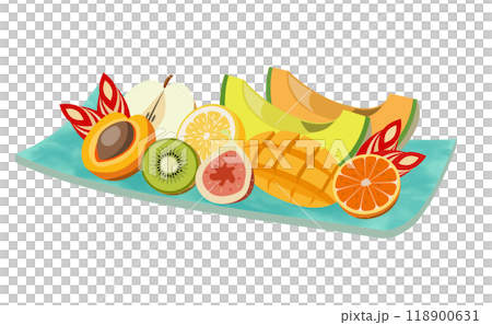 果物の盛り合わせイラスト素材 118900631