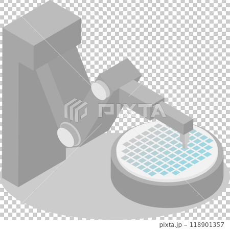 等距半導體製造設備圖片素材 118901357