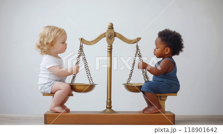 富裕層と貧困層の二極化 118901642