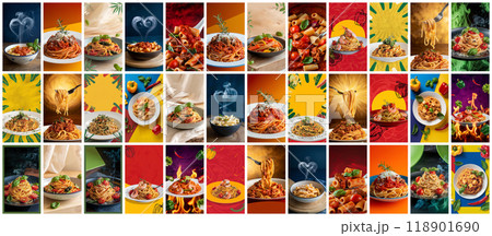 Mega collection of 36 social media story background. used for spaghetti pasta advertising Mega collection of 36 social media story background. used for spaghetti pasta advertising 118901690
