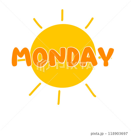 Happy Monday clipart 118903697