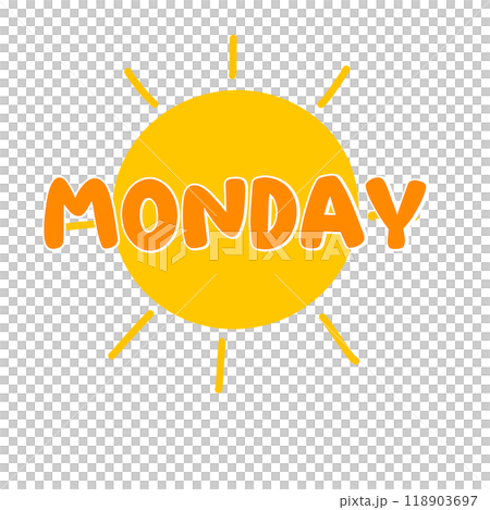 Happy Monday clipart 118903697