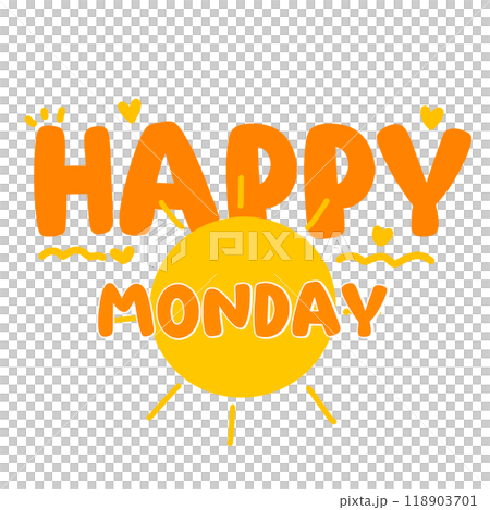 Happy Monday clipart 118903701