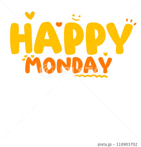 Happy Monday clipart 118903702