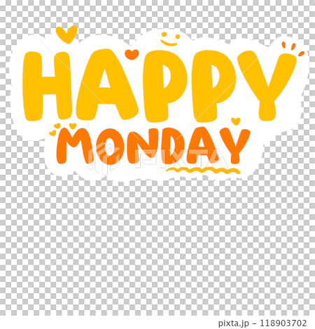 Happy Monday clipart 118903702