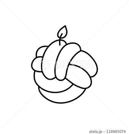 Wax vector line decoration aesthetics candle. Hand drawn colored illustration. Delicate romantic element of decor. Outline cozy glowing burning candle wick. christmas, wedding, birthday, valentine day Wax vector line decoration aesthetics candle. Hand drawn colored illustration. Delicate romantic element of decor. Outline cozy glowing burning candle wick. christmas, wedding, birthday, valentine day 118905074