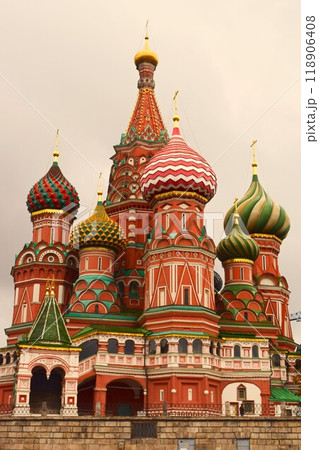 聖ワシリイ大聖堂 モスクワ ロシアの写真素材 [118906408] - PIXTA