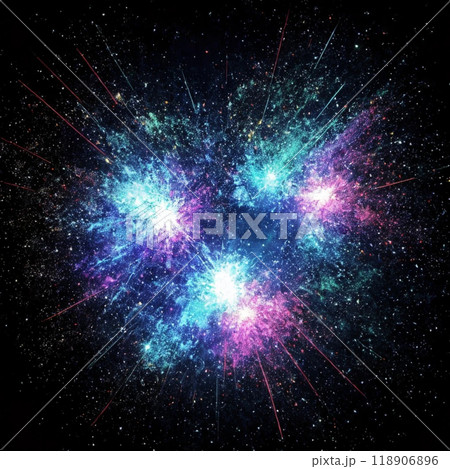 宇宙 銀河 輝き  118906896