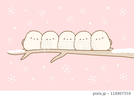 かわいいシマエナガ07 118907359