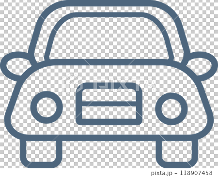 線画の車アイコン 線画の車アイコン 118907458