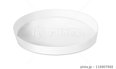 Round cardboard box for food, cookies and gifts Round cardboard box for food, cookies and gifts 118907988