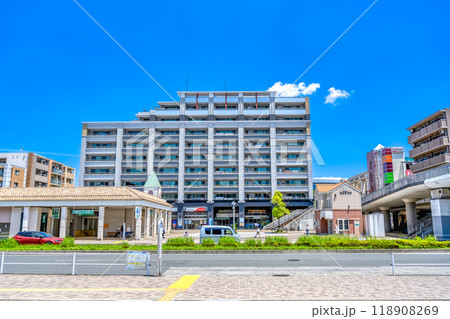 神奈川県横浜市の都市風景　北山田駅　日吉元石川線, 県道102号 118908269