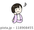 悩む女性 118908455