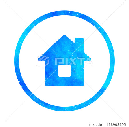 青い星空｜家アイコン 118908496