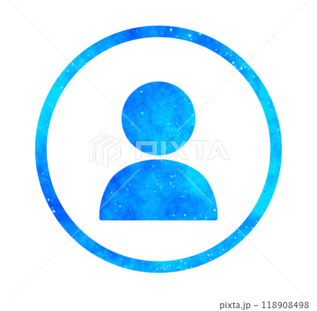 青い星空｜ユーザーアイコン 118908498