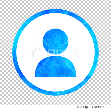 Blue starry sky | User icon Blue starry sky | User icon 118908498